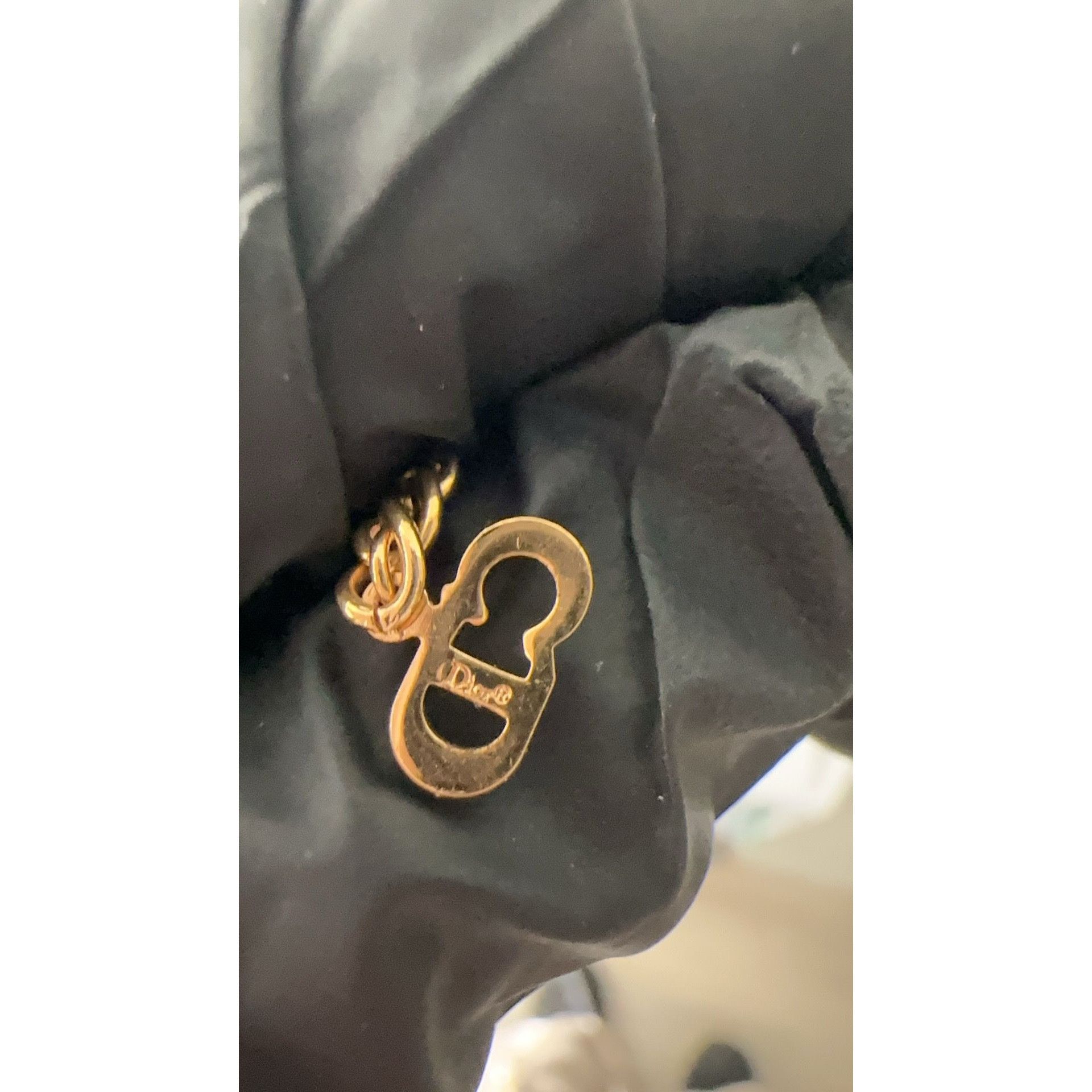 Dior Christian Dior Vintage CD Crystal Gold Plated Logo Necklace Size ONE SIZE - 7 Thumbnail