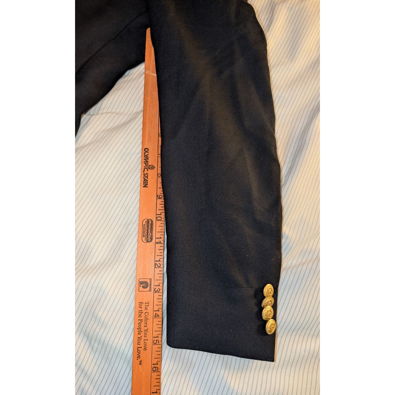 Tommy Hilfiger Tommy Hilfiger 2 Button Blazer Sportscoat Navy Size 44 Reg Size 44R - 3 Thumbnail