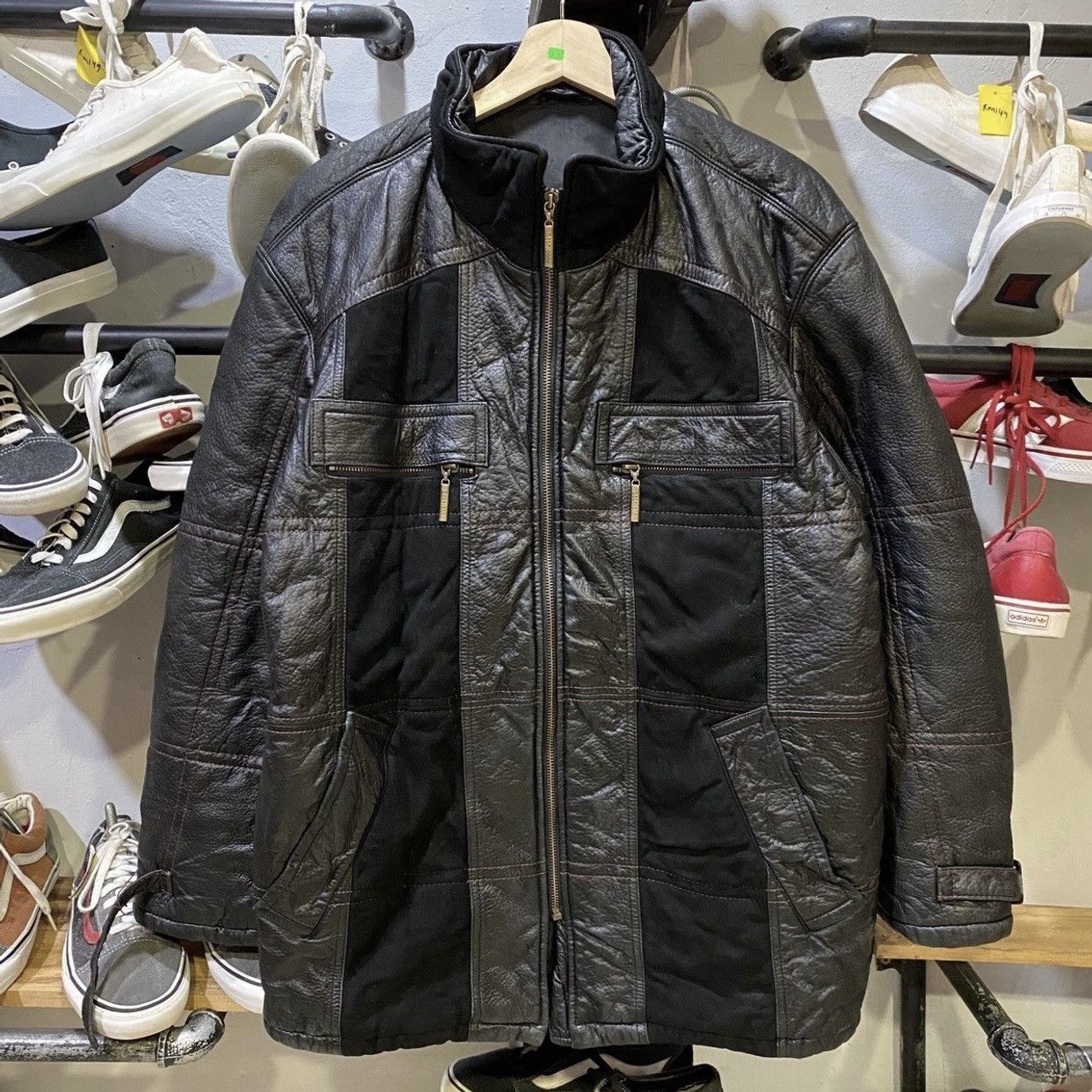 Nazareno Gabrielli × Vintage Rare Vintage Nazareno Gabrielli Italy Leather Jacket Size US L / EU 52-54 / 3 - 1 Thumbnail