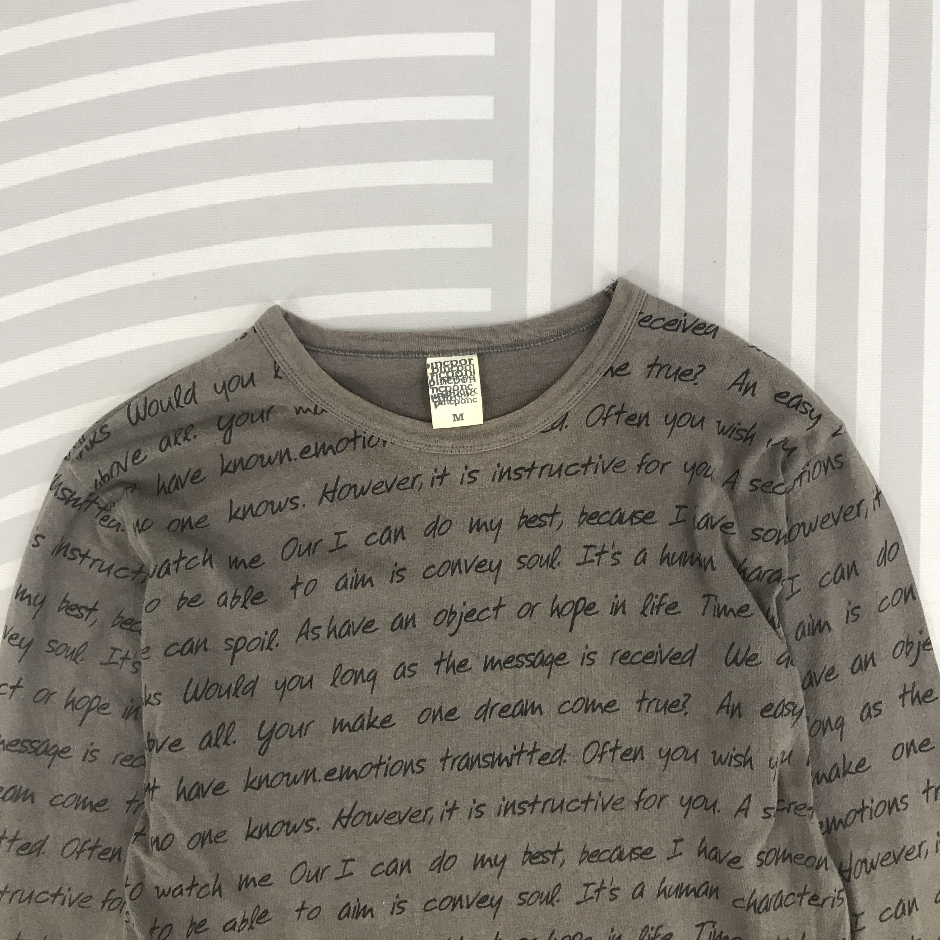 Japanese Brand × Vintage Japan Pincponc Style ifsixwasnine Long sleeve T-shirt Size US M / EU 48-50 / 2 - 2 Thumbnail