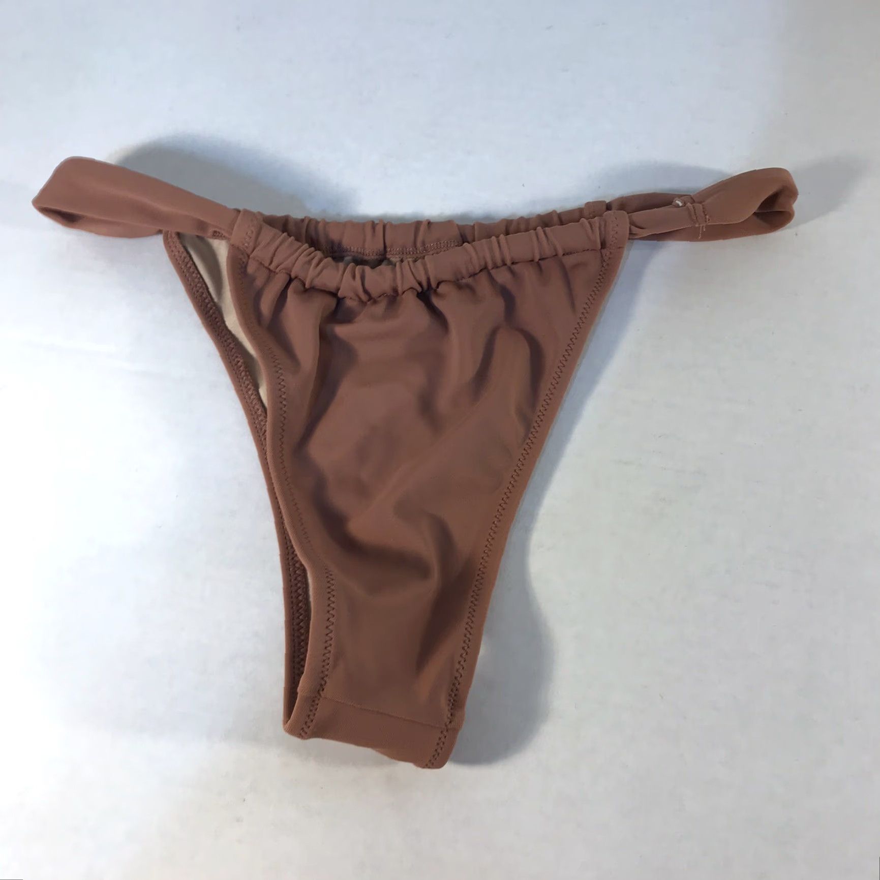 Vintage Shade & Shore Mauve Cheeky Bikini Bottoms Womens Size S Swimwear Size 28" / US 6 / IT 42 - 2 Thumbnail