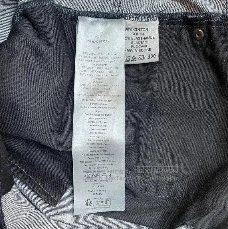 Dior Dior Black Denim Casual Pants for Men . Size US 36 / EU 52 - 7 Thumbnail