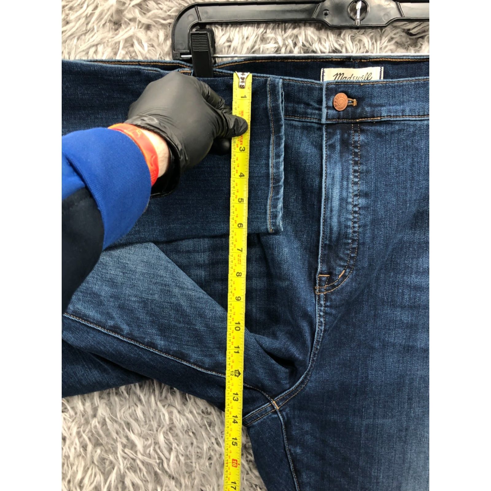 Madewell Madewell High Rise Skinny Jeans Plus Size 37 Womens Medium Wash Blue Size 25" / US 0 / IT 36 - 4 Thumbnail