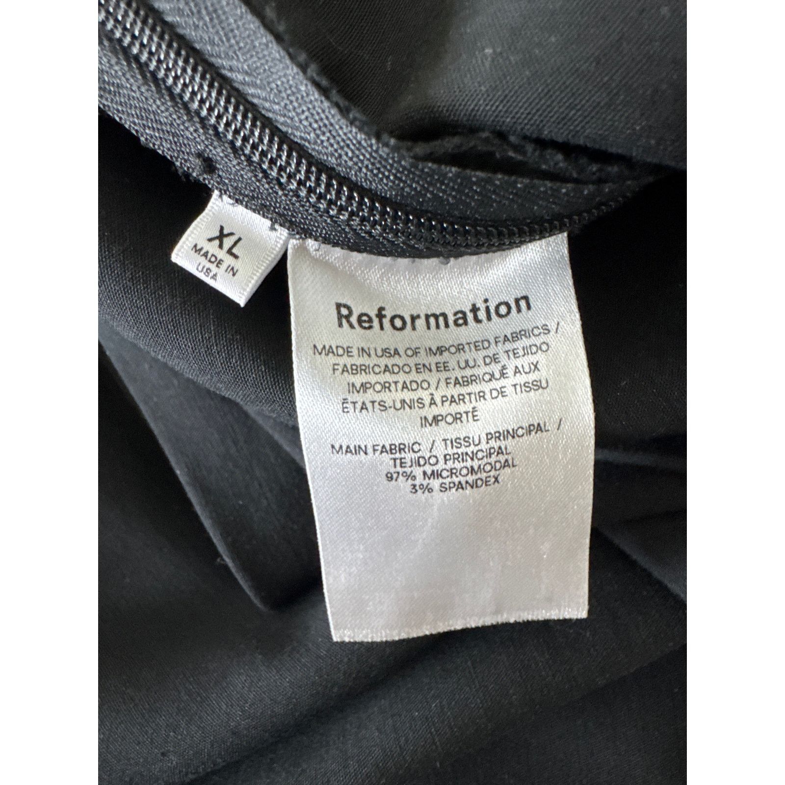 Reformation REFORMATION Graham Pant Ponte Stretch Ankle Zip Skinny Size 29" - 8 Thumbnail