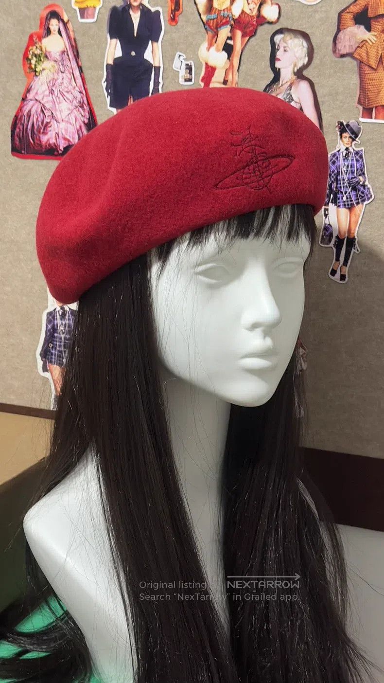 Vivienne Westwood Vivienne Westwood Red Beret Size ONE SIZE - 2 Thumbnail