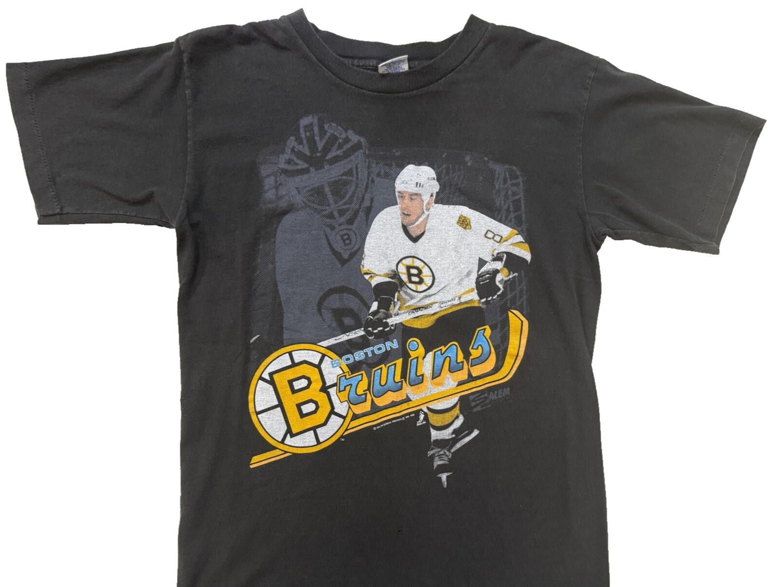 Salomon NHL Boston Bruins Shirt Vintage 90s MED Hockey Salem RARE Size US M / EU 48-50 / 2 - 1 Thumbnail