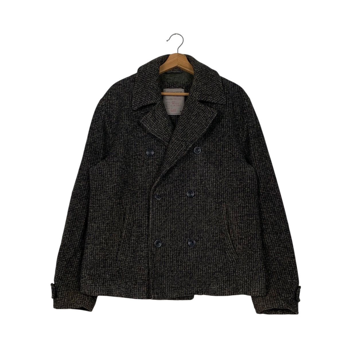 Messagerie Messagarie Herringbone Wool Jacket Size US M / EU 48-50 / 2 - 1 Thumbnail