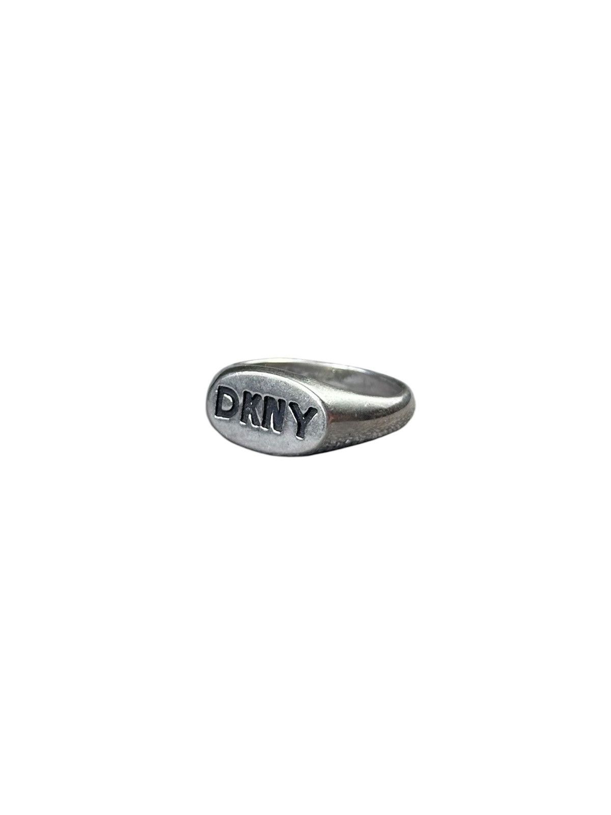 DKNY DKNY LOGO ENGRAVED SIGNET RING Size ONE SIZE - 1 Thumbnail