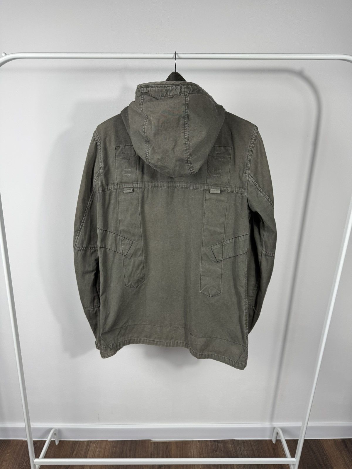 G-Star G Star RAW Military Field Jacket Distressed Hooded Utility M Size US M / EU 48-50 / 2 - 13 Thumbnail