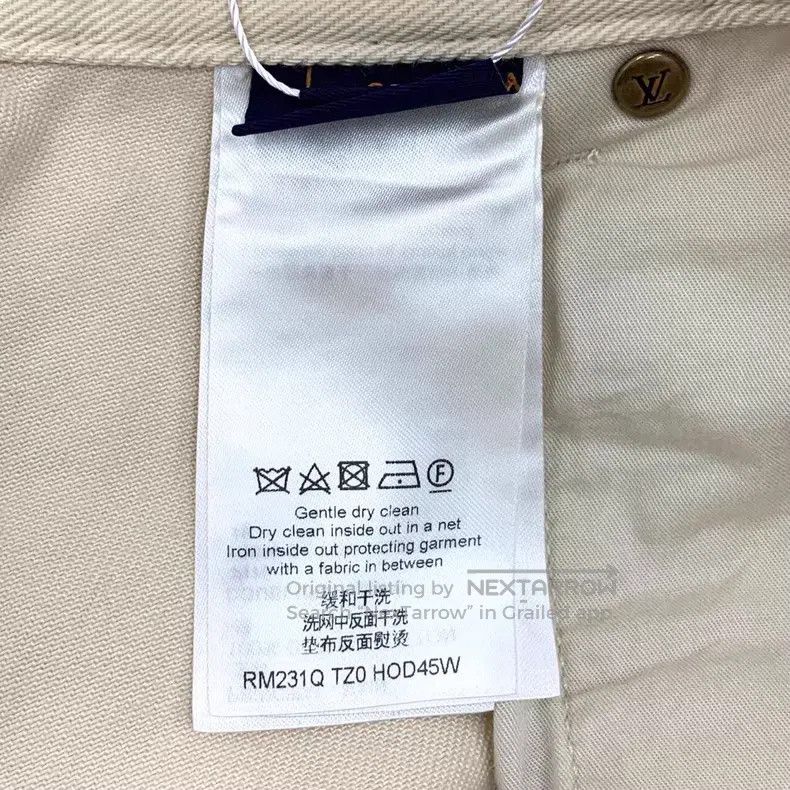 Louis Vuitton Louis Vuitton 23 pairs of beige print patchwork slacks pan Size US 32 / EU 48 - 9 Thumbnail