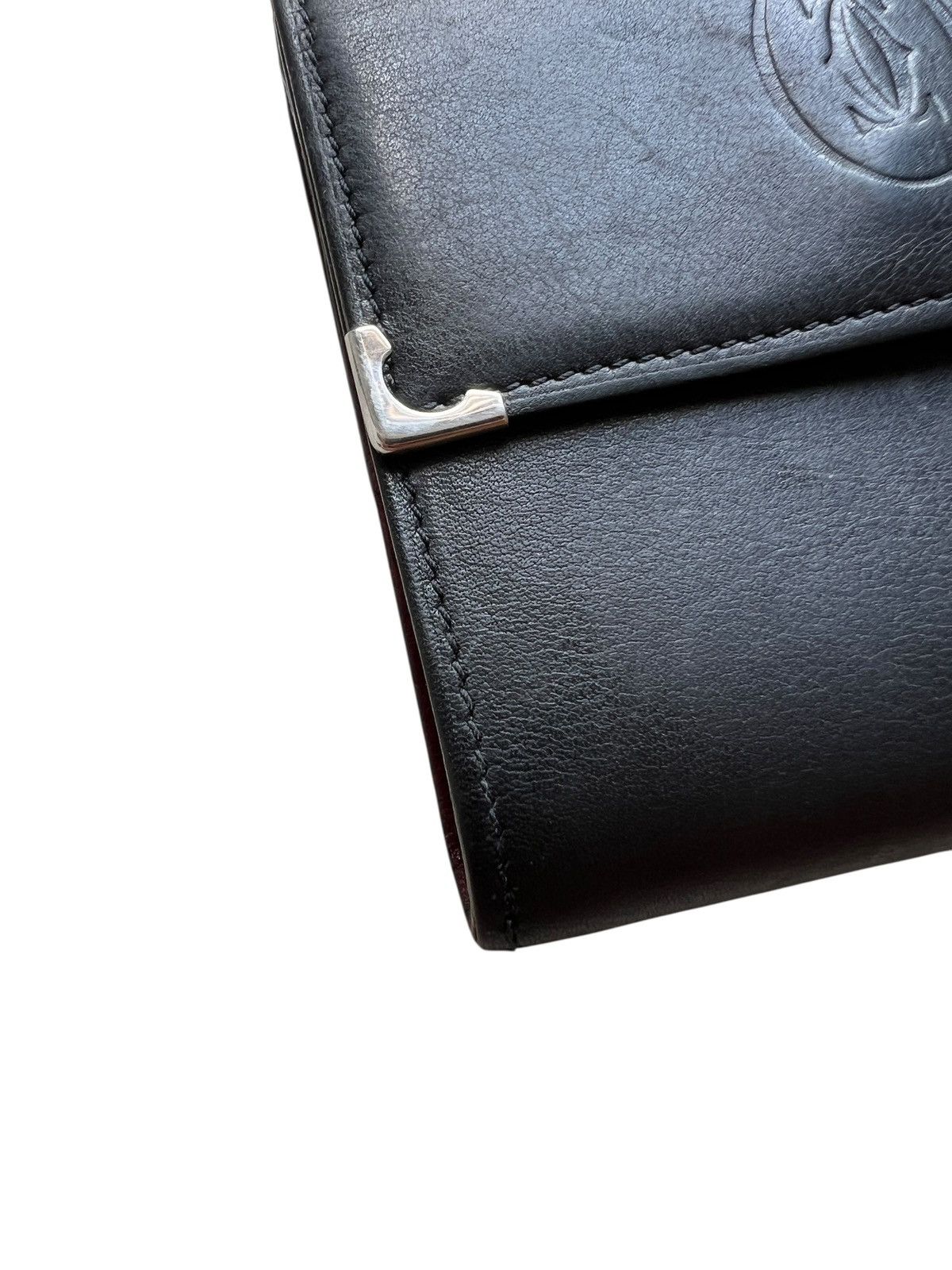 Cartier Vintage Cartier Leather Trifold Wallet Size ONE SIZE - 3 Thumbnail