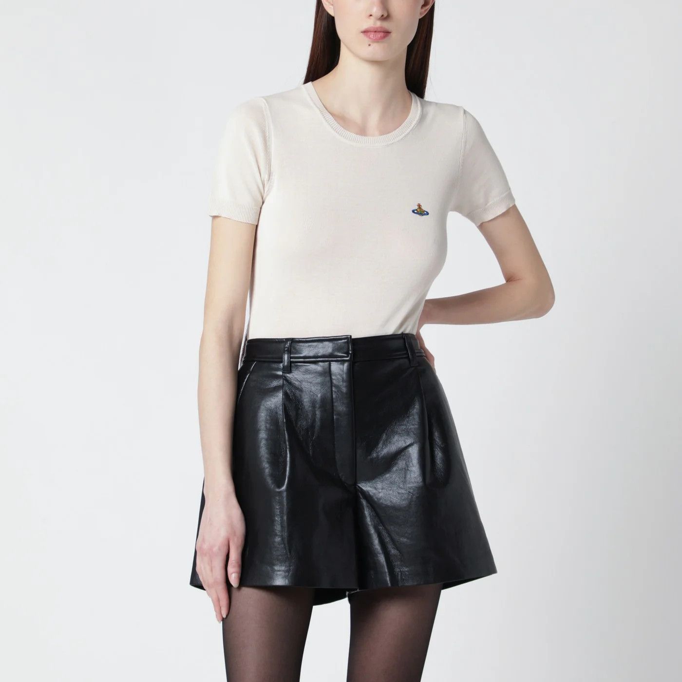 Vivienne Westwood o1d2blof0526 Cotton Top in Cream Size S / US 4 / IT 40 - 1 Thumbnail