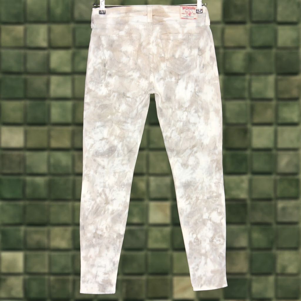 True Religion TRUE RELIGION HALLE Stretch Skinny Jeans Women Size 30 DZ529 Slim Denim Multicoloured 30in Inseam Mens Womens Girls Boys Size 30" / US 8 / IT 44 - 1 Thumbnail
