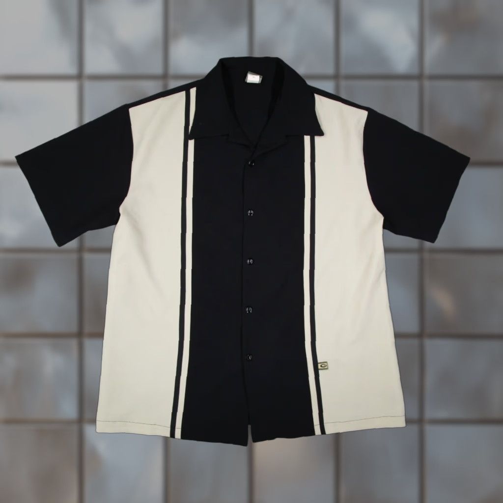 Etro VINTAGE Interstate Shirt Mens XL Black Button-Up Retro Made in USA Size US XL / EU 56 / 4 - 1 Thumbnail