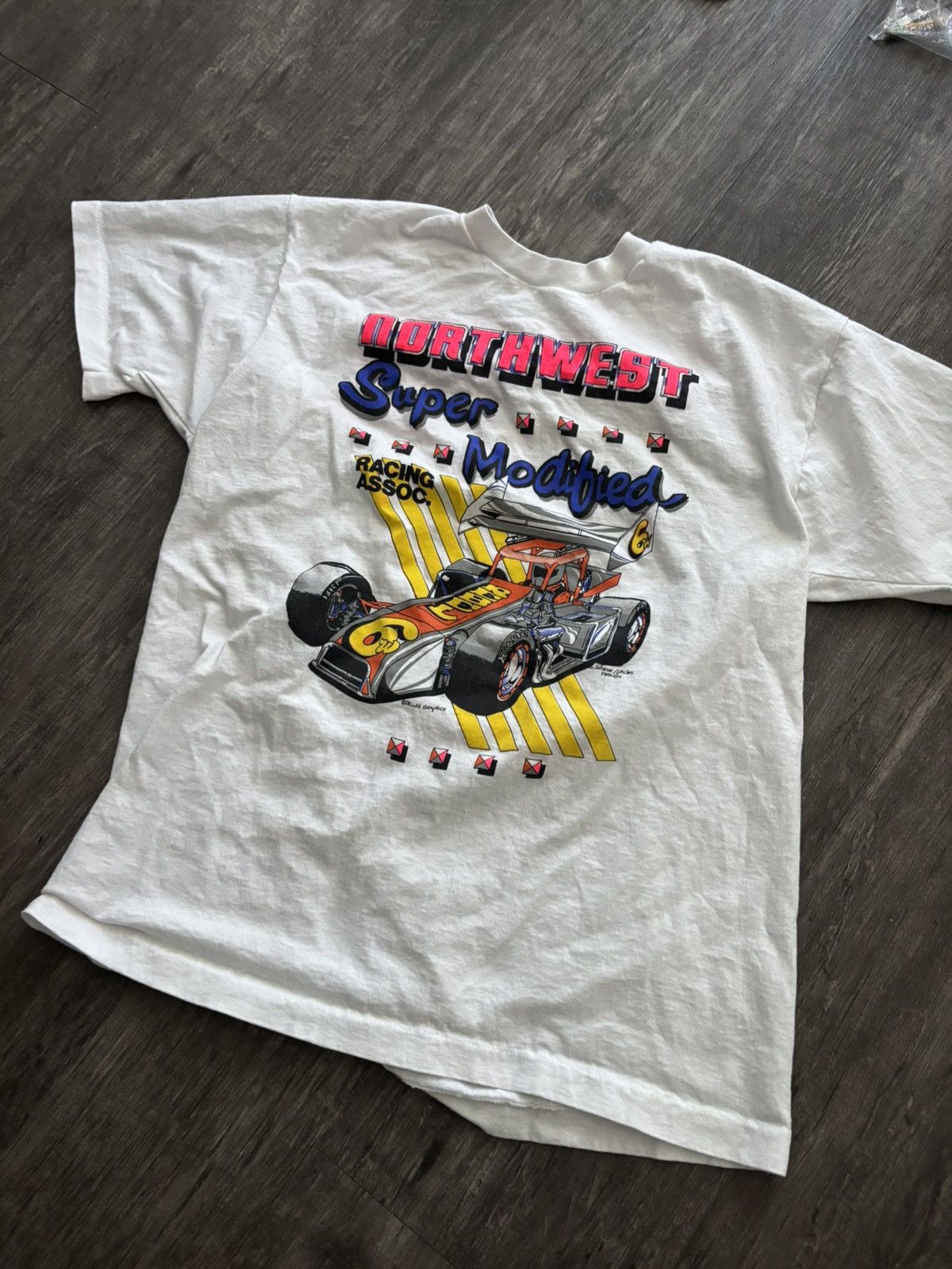 Vintage VINTAGE NSRA Tee Size US XL / EU 56 / 4 - 1 Thumbnail