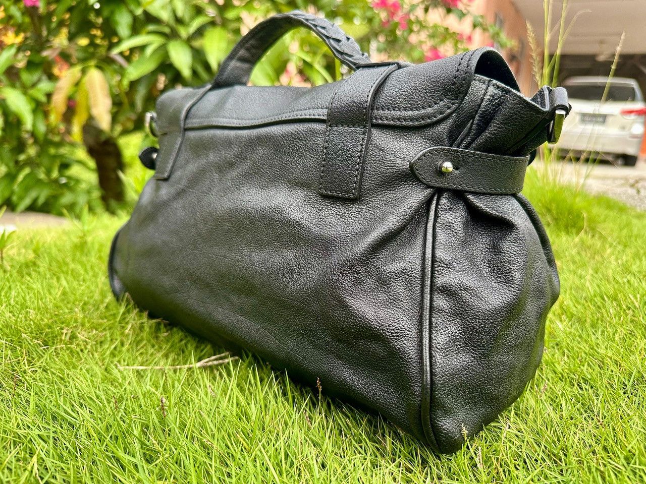 Mulberry Authentic Mulberry Alexa Grained Leather Satchel Bag Size ONE SIZE - 2 Thumbnail
