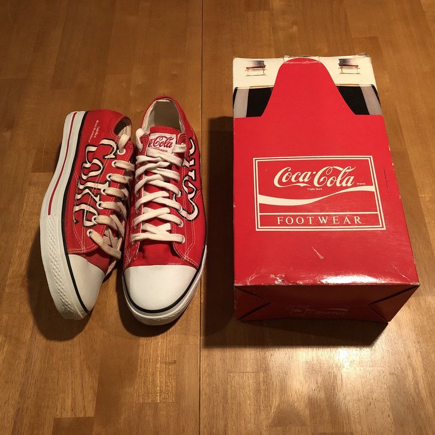 Vintage Coke Logo Sneakers w/ Box