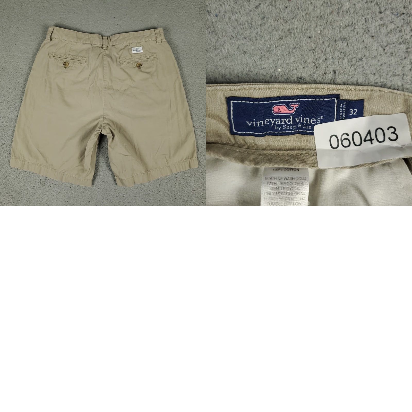 Vineyard Vines VINTAGE Vineyard Vines Shorts Mens Size 32 Chino Casual Flat Front Beige Pockets Size US 32 / EU 48 - 8 Thumbnail