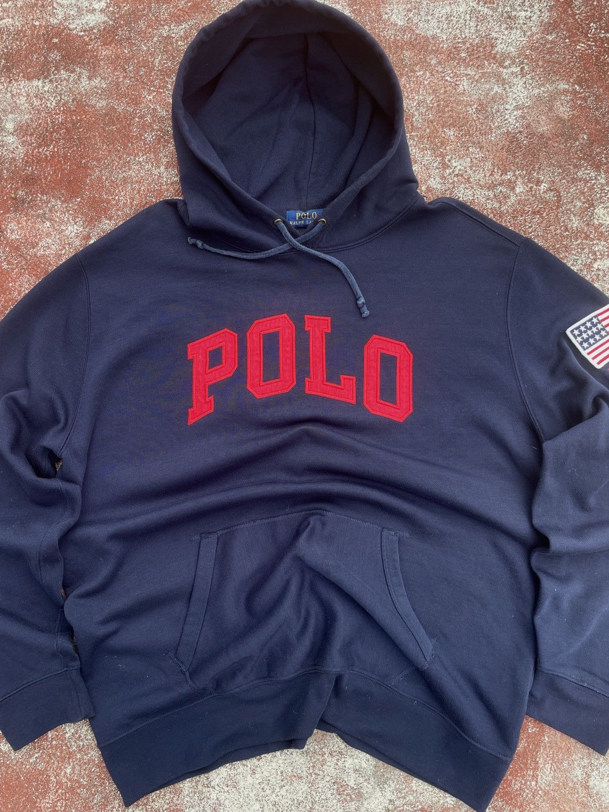 Polo Ralph Lauren Vintage polo Ralph lauren big logo spell out hoodie Size US XL / EU 56 / 4 - 2 Thumbnail