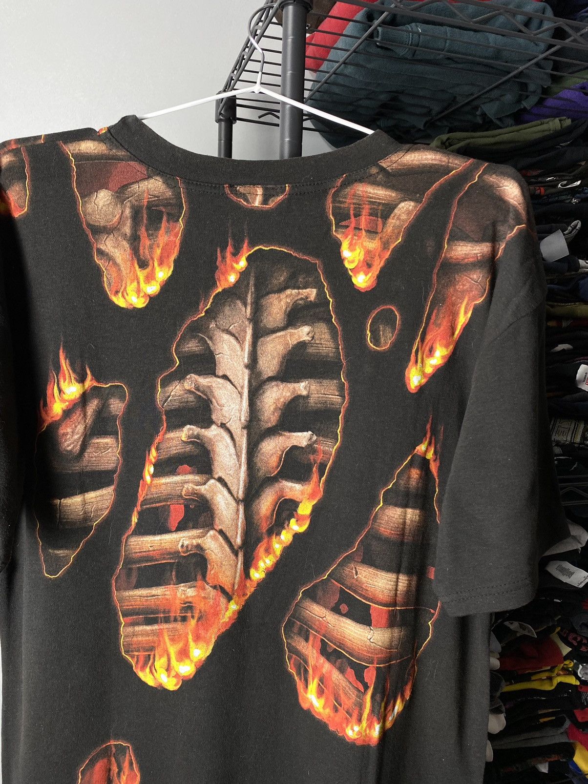 Band Tees Rare! 90’s Vintage Skeleton Outdoor Sun faded T Shirt Size US M / EU 48-50 / 2 - 8 Thumbnail
