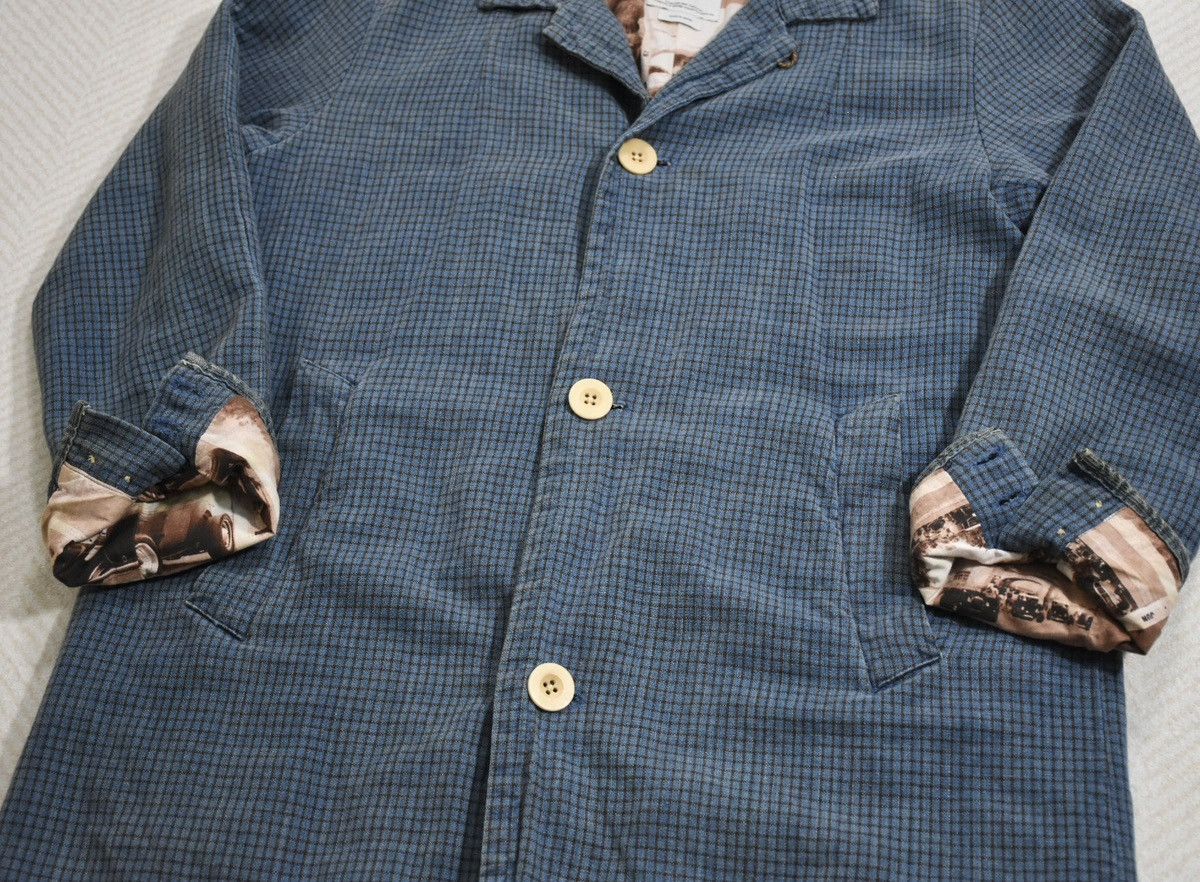 Visvim Visvim Mies Coat Indigo Check size4 Size US XL / EU 56 / 4 - 3 Thumbnail