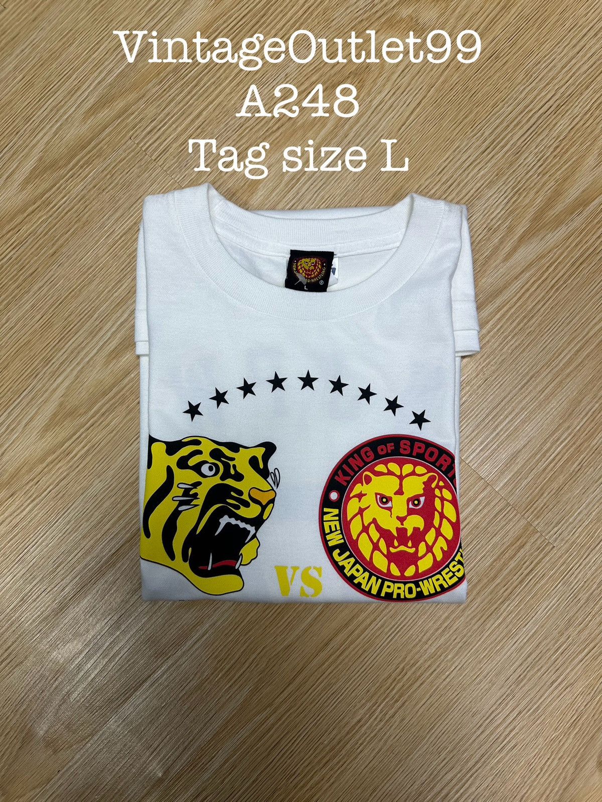 MLB NJPW vs Hanshin Tigers 40th Anniversary Match Tshirt A248 Size US S / EU 44-46 / 1 - 11 Thumbnail
