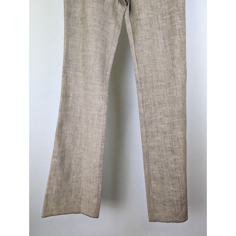 Bottega Veneta o1rshd1 Pants Light Irish Linen/Soft Jersey in Canvas/Nero Size US 30 / EU 46 - 4 Thumbnail