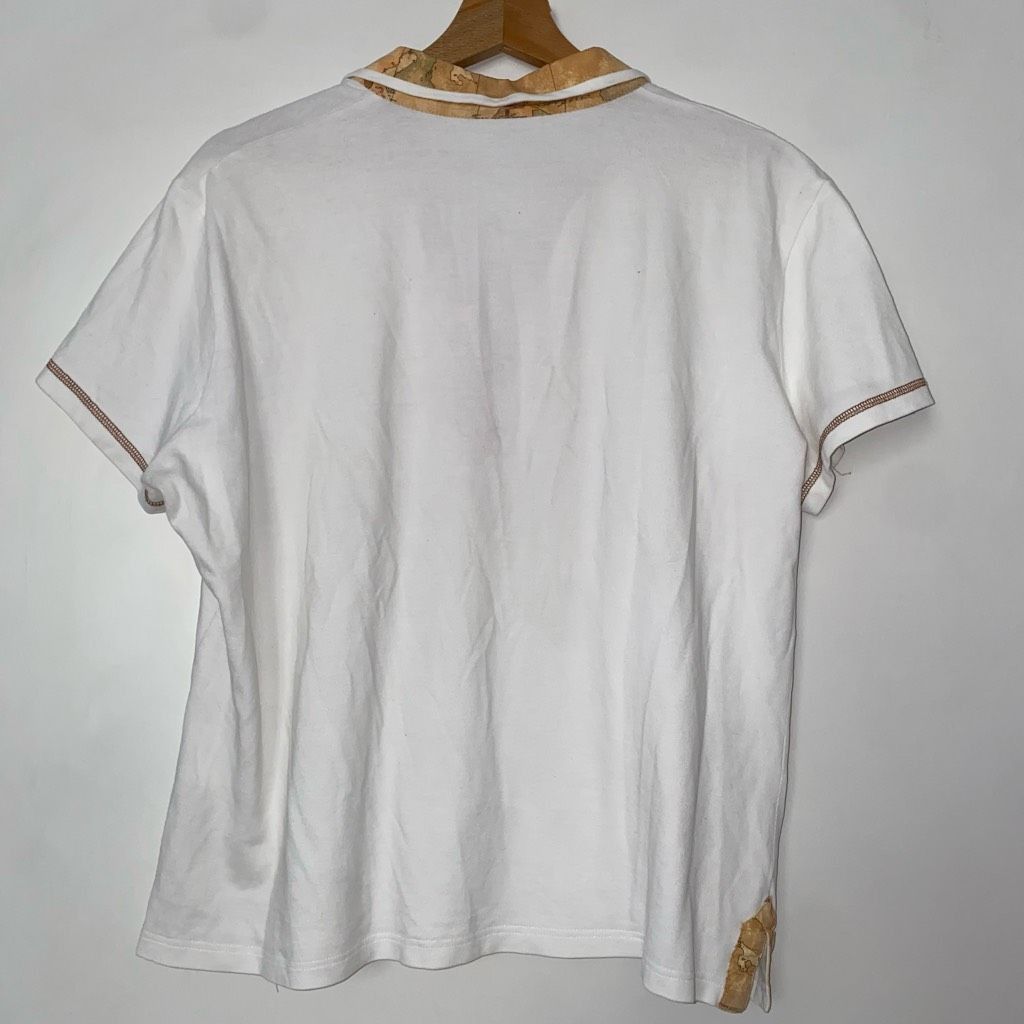 Alviero Martini DONNAVVENTURA BY ALVIERO MARTINI 1A CLASSE White Polo Size M Size M / US 6-8 / IT 42-44 - 6 Thumbnail