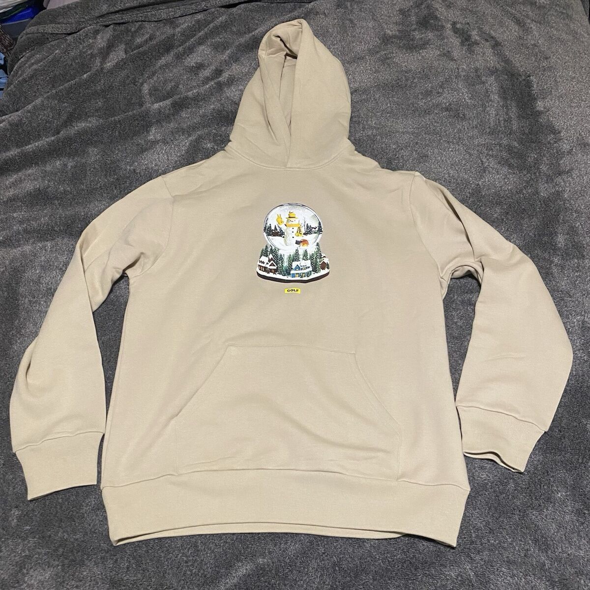 Golf Wang × Tyler The Creator New Golf Wang Holiday Store 2023 Snowglobe Hoodie Sand Sz M Size US M / EU 48-50 / 2 - 4 Thumbnail