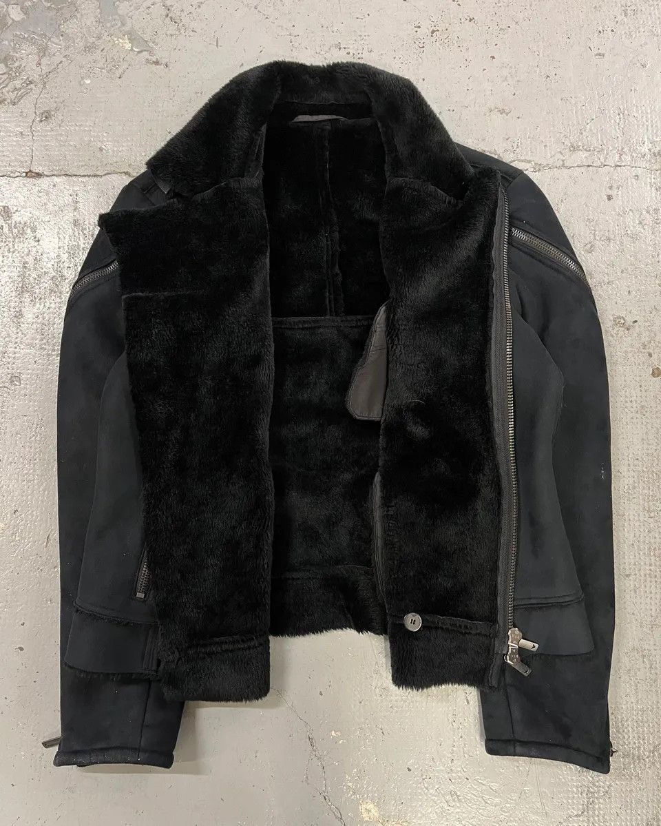 Emporio Armani AW2002 Emporio Armani Tornado Zip Dark Suede Leather Jacket Size US M / EU 48-50 / 2 - 8 Thumbnail
