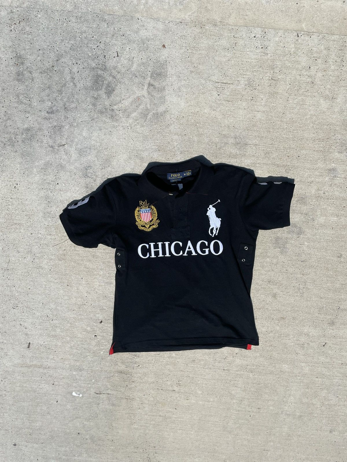 image of Polo Ralph Lauren Chicago Polo in Black, Men's (Size Medium)