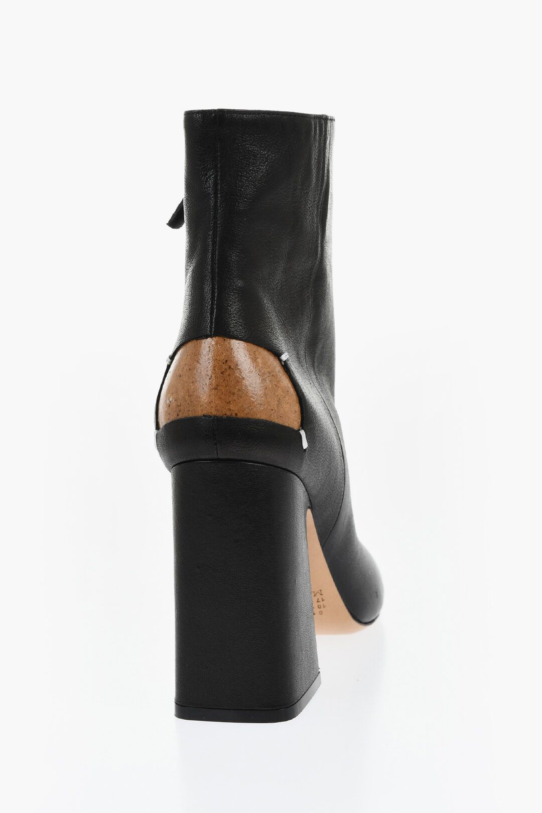 Maison Margiela og1mm1125 Leather Ankle Boots in Black Size US 7 / IT 37 - 3 Thumbnail