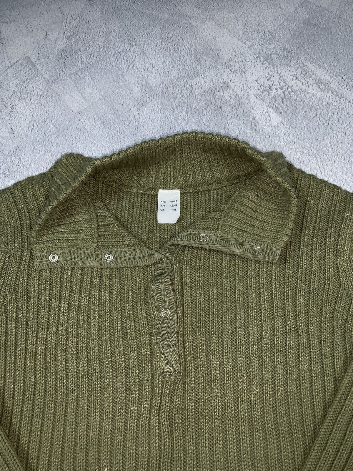 Japanese Brand × Vintage Vintage Y2K Japanese ribbed 1/4 sweater streetwear S Size US S / EU 44-46 / 1 - 5 Thumbnail
