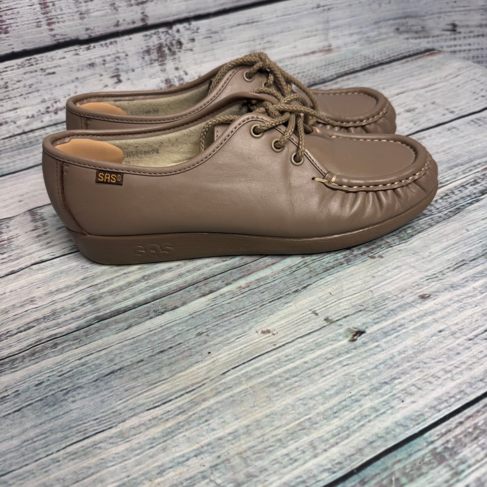 SAS SAS Women's Siesta Oxford Mocha Mocs Loafers Comfort Shoes 8 Size US 8 / IT 38 - 2 Thumbnail