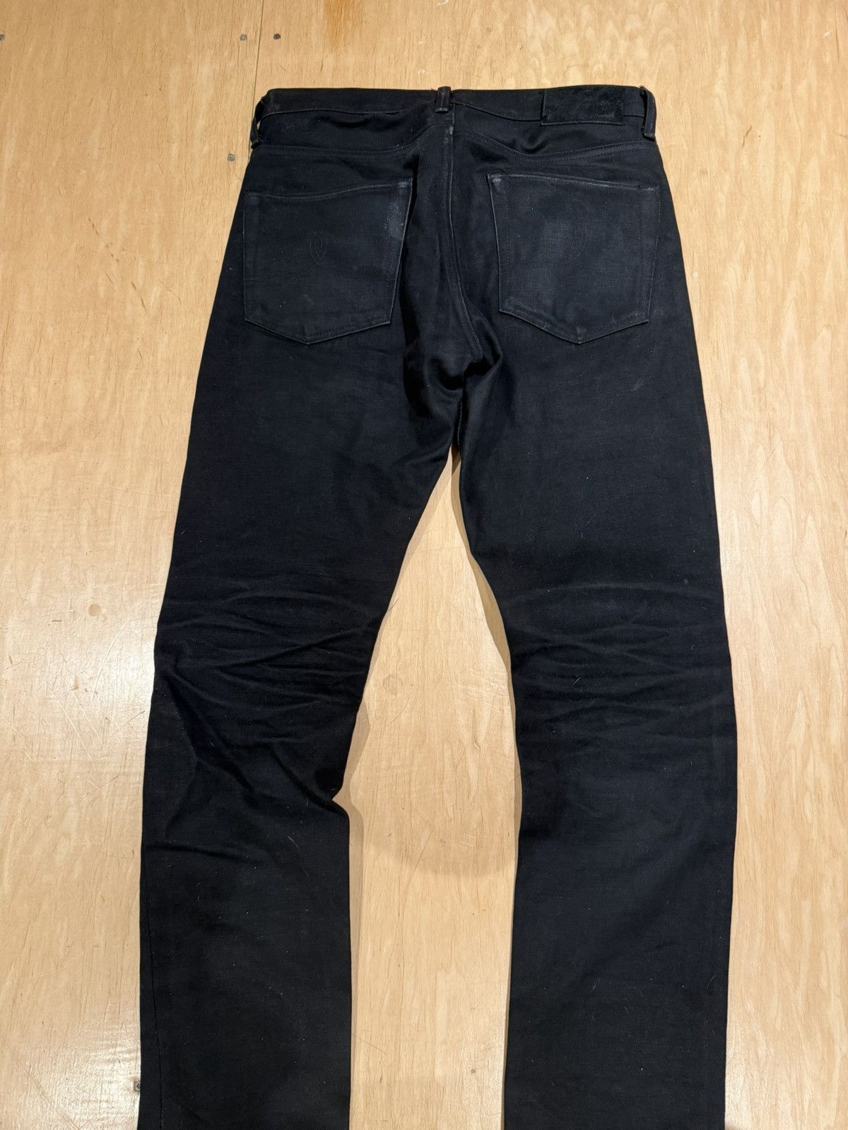 RRL Ralph Lauren RRL ralph lauren Slim Fit Black Selvedge Jean 31x32 Size US 31 - 9 Thumbnail