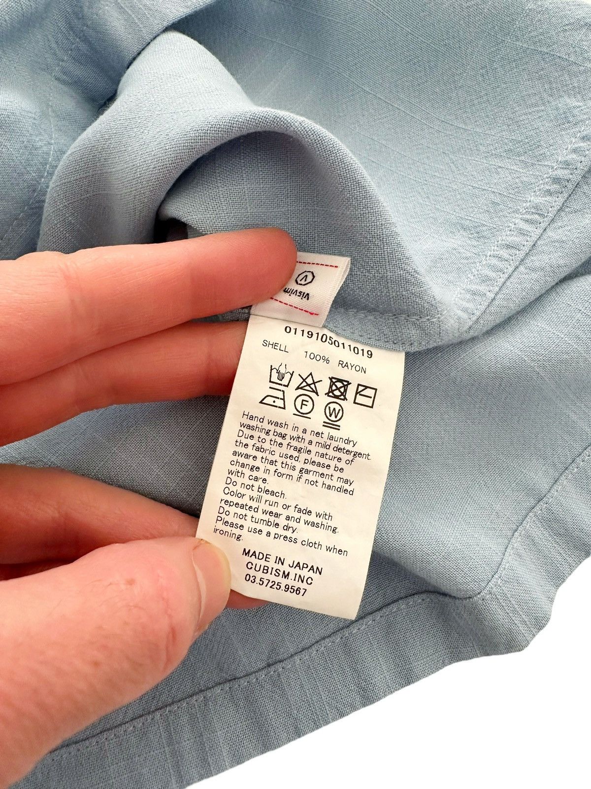 Visvim Sz2 Irving Peerless Blue Rayon Size US M / EU 48-50 / 2 - 9 Thumbnail