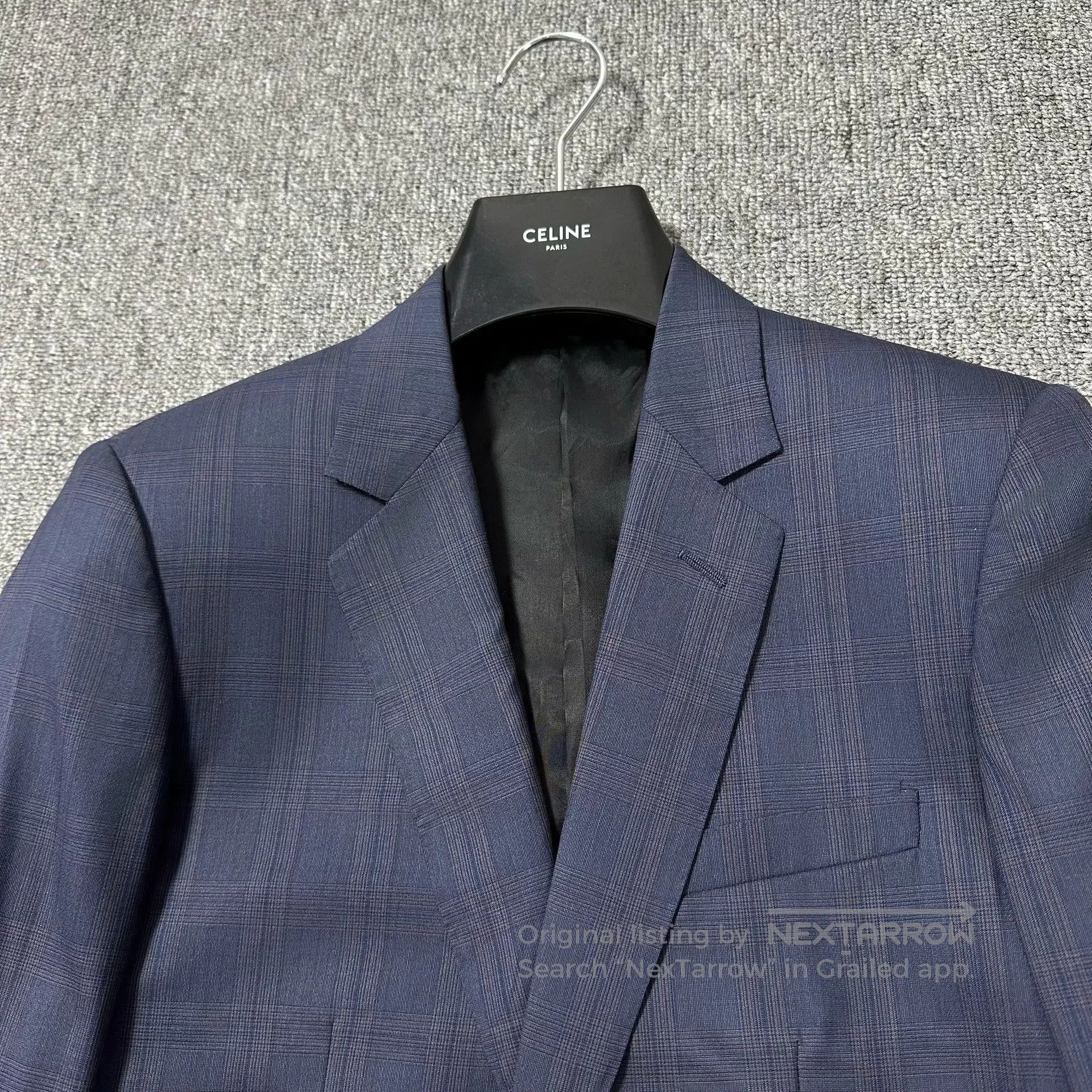 Dior Dior Checkered Midnight Blue Suit. Size US S / EU 44-46 / 1 - 2 Thumbnail