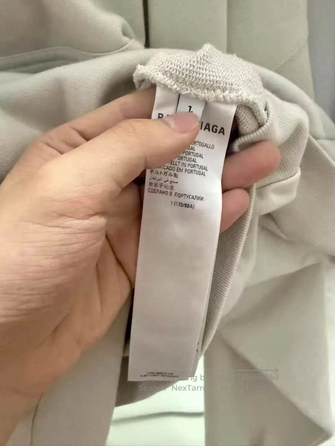 Balenciaga Balenciaga Off-White 3XL Embroidered Logo Hoodie Sweatshir Size US S / EU 44-46 / 1 - 4 Thumbnail