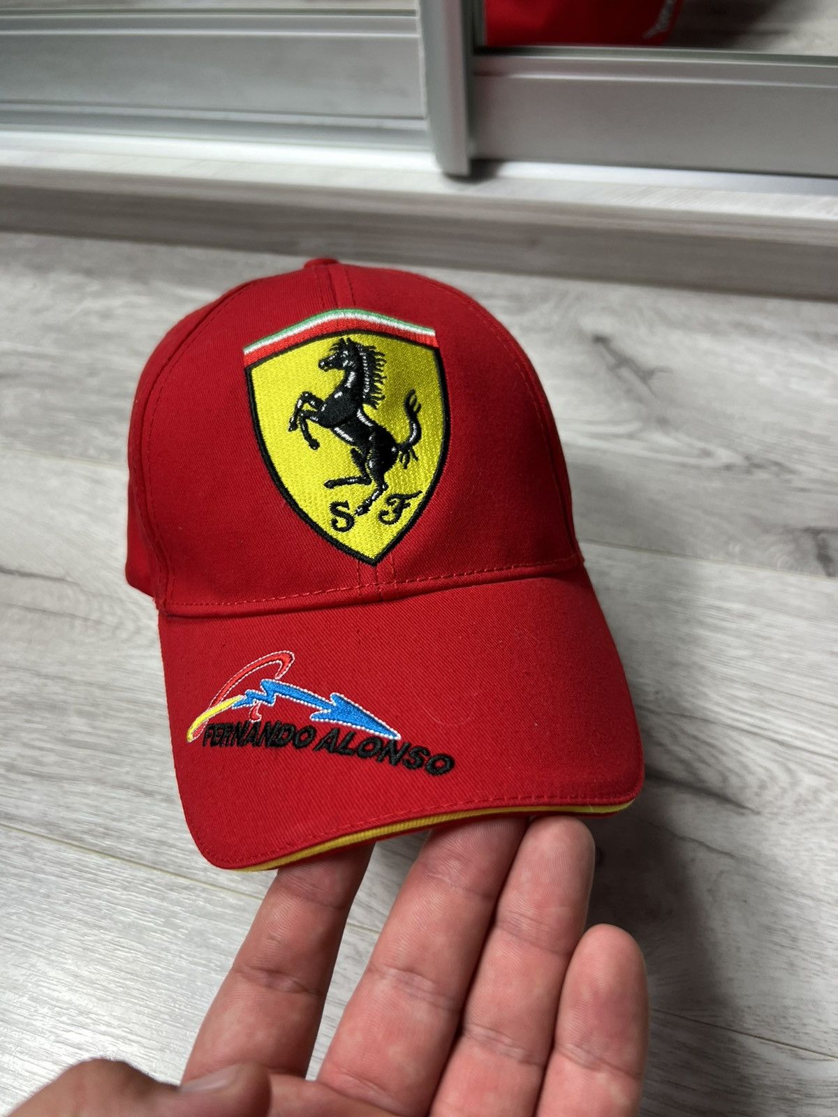 Ferrari Ferrari Fernando Alonso Cap Embroidered Logo Oficial Product Size ONE SIZE - 4 Thumbnail
