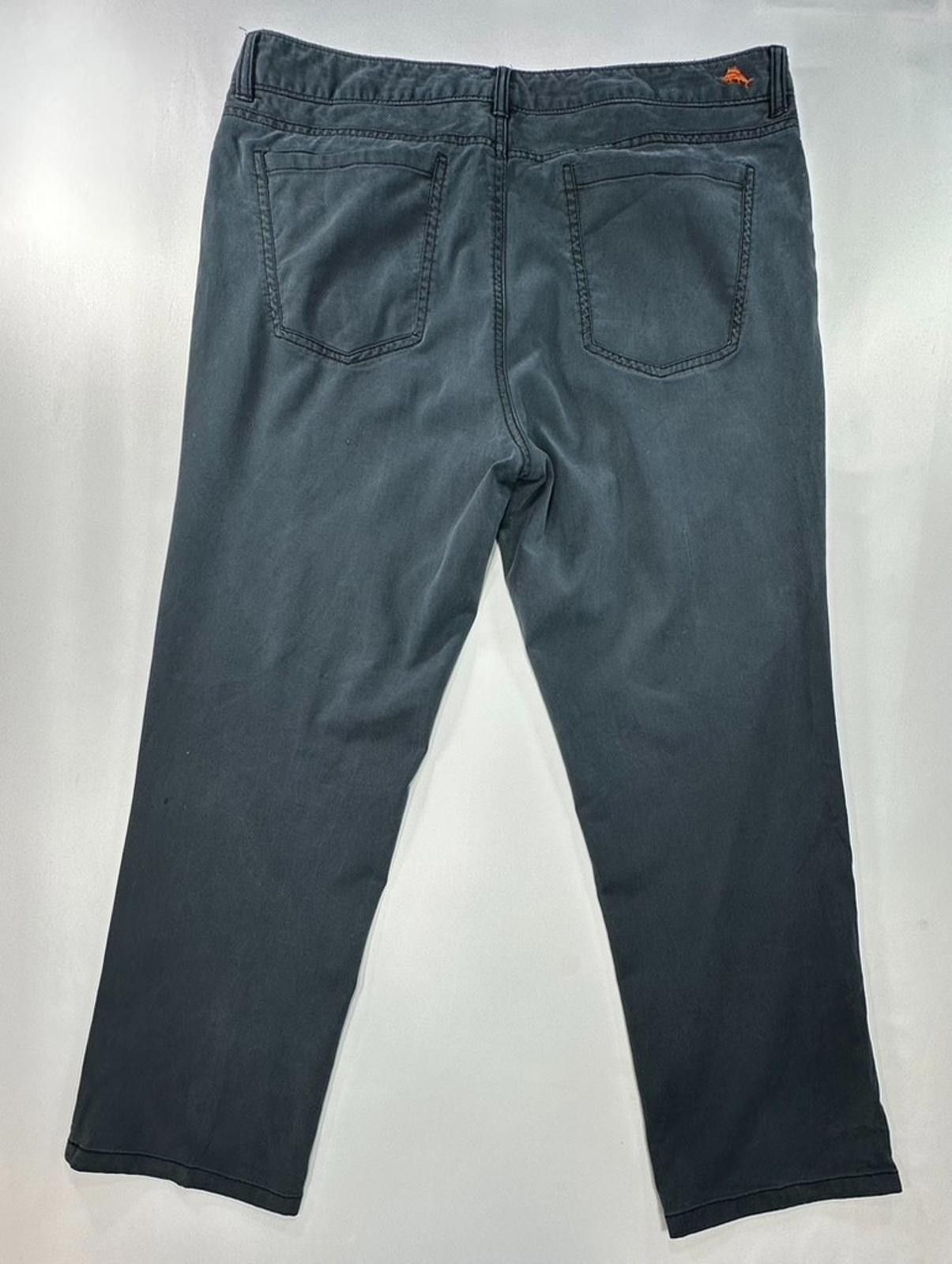 Tommy Bahama Tommy Bahama Flat Front Cotton Blend Chinos Blue Mens 36/34 Size US 36 / EU 52 - 2 Thumbnail