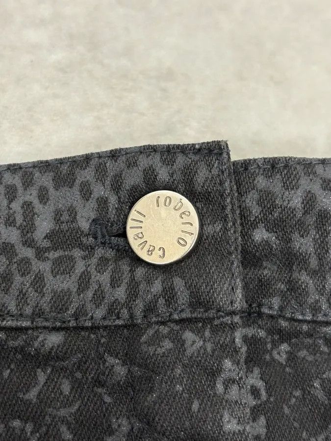 Roberto Cavalli 2000s Roberto Cavalli Black Python Skirt Size 29" - 7 Thumbnail