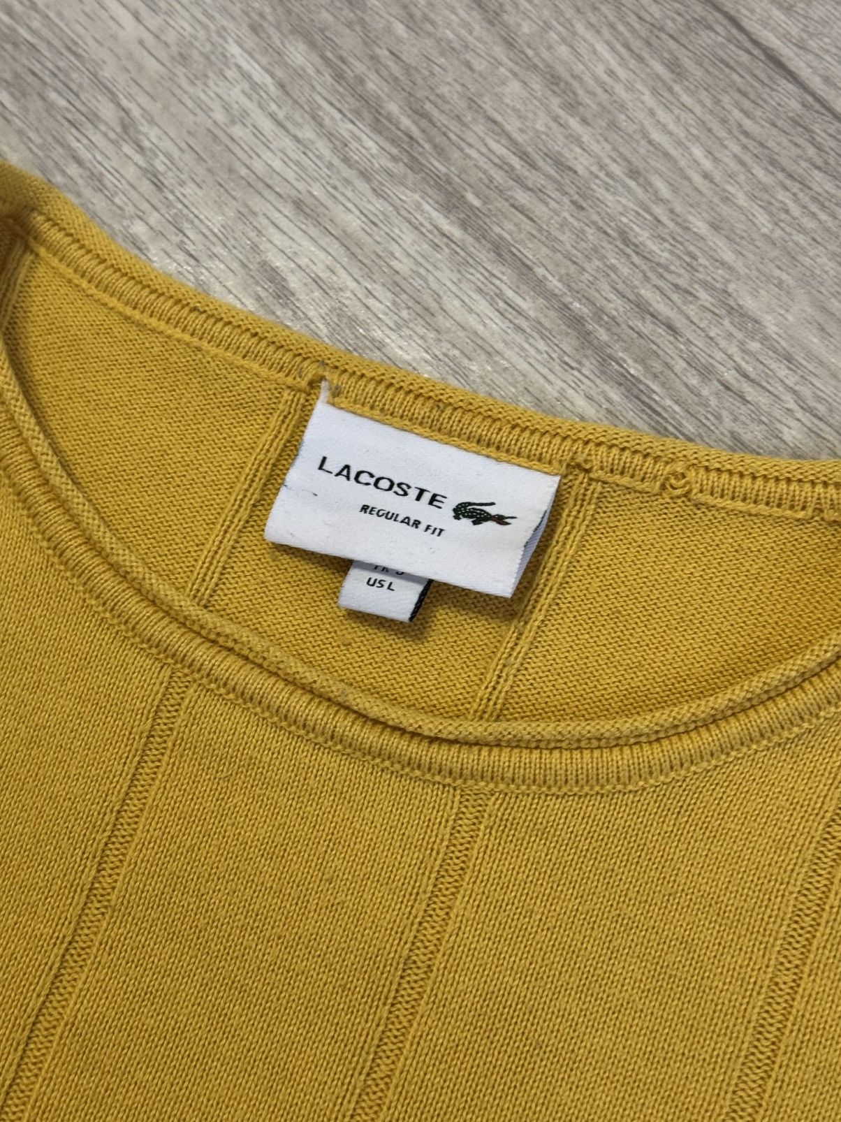 Lacoste 🔷Vintage Lacoste Knitted Sweater🔷 Size US L / EU 52-54 / 3 - 4 Thumbnail