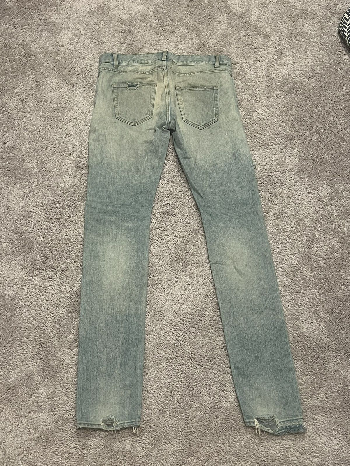 Saint Laurent Paris Saint Laurent Paris distressed denim Size US 30 / EU 46 - 3 Thumbnail