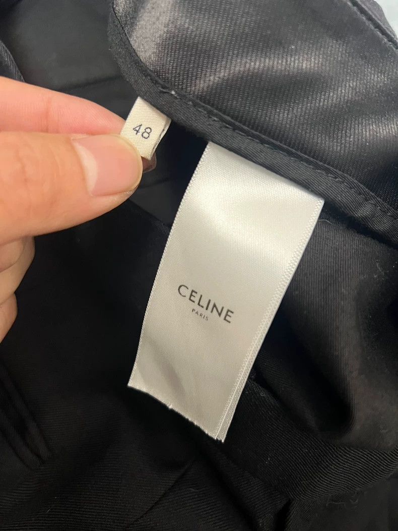 Celine Celine size US 48 23 Spring/Summer Runway Black Wool Micro- Size US 32 / EU 48 - 4 Thumbnail