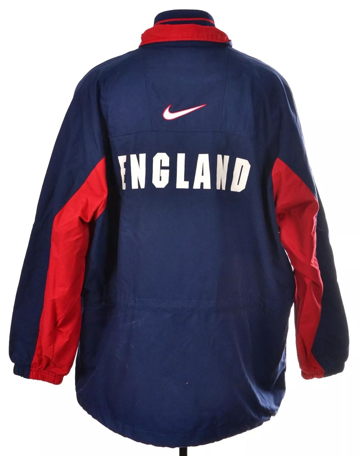 Nike ENGLAND 1996/1998 RUGBY UNION BENCH JACKET NIKE XL ADULT Size US XL / EU 56 / 4 - 2 Thumbnail