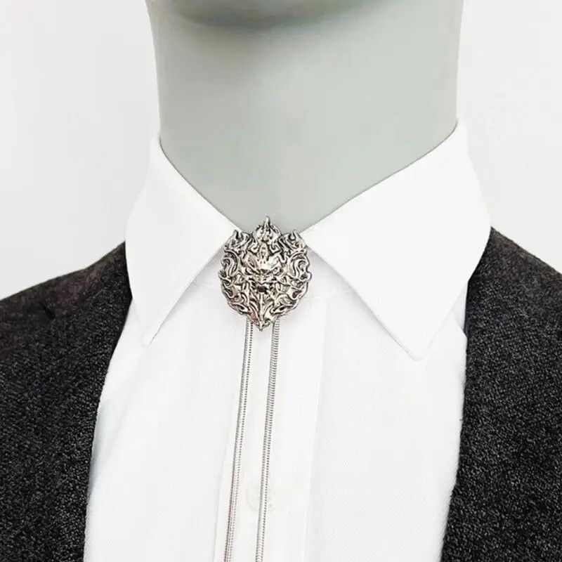 Cowboy Equipment × Vintage Relief Dragon Decors Bolo Tie Size ONE SIZE - 1 Thumbnail