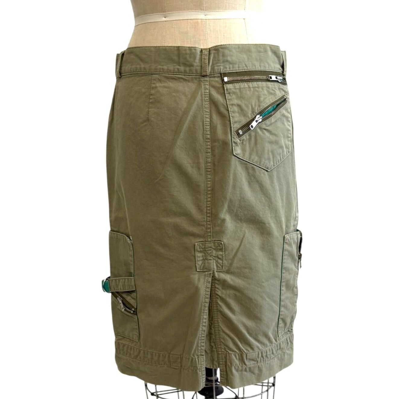 Marc Jacobs Marc Jacobs Y2K Cargo Utility Midi Skirt Size 4 Size 27" / US 4 / IT 40 - 2 Thumbnail