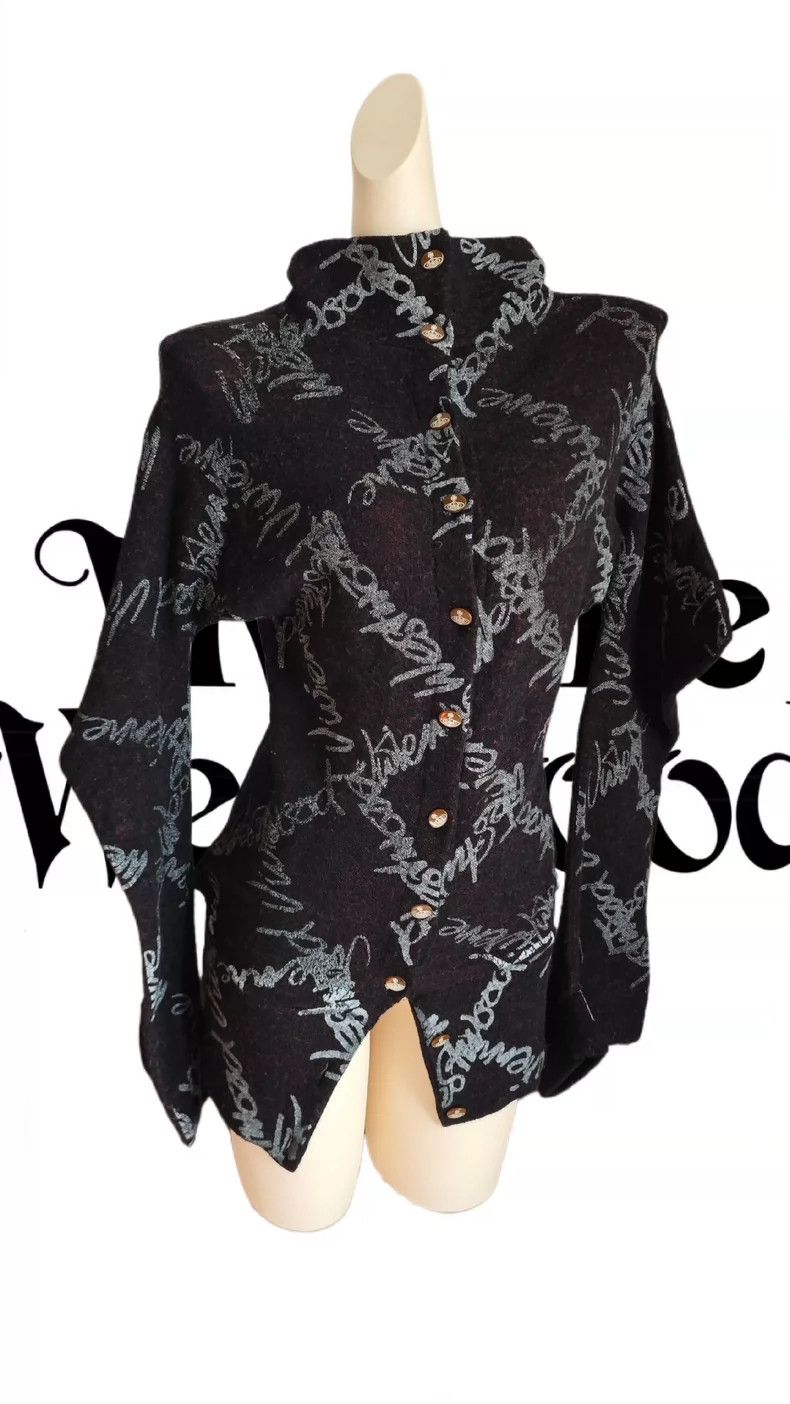 Vivienne Westwood Vivienne Westwood Rare angled letter graffiti in a distort Size M / US 6-8 / IT 42-44 - 2 Thumbnail