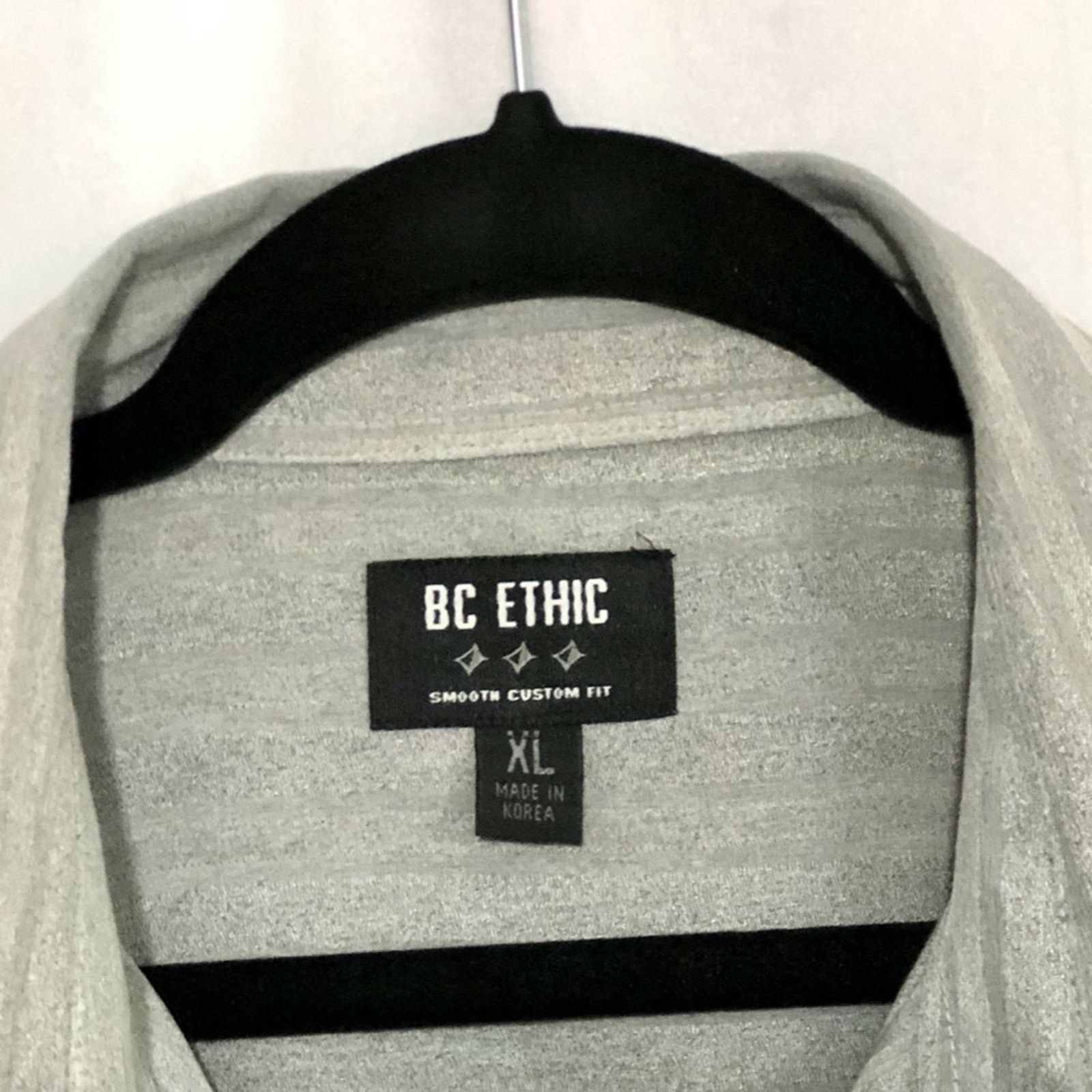 Bc Ethic BC Ethic Gray Ghost Stripes Button Up Long Sleeve Shirt XL Size US XL / EU 56 / 4 - 4 Thumbnail