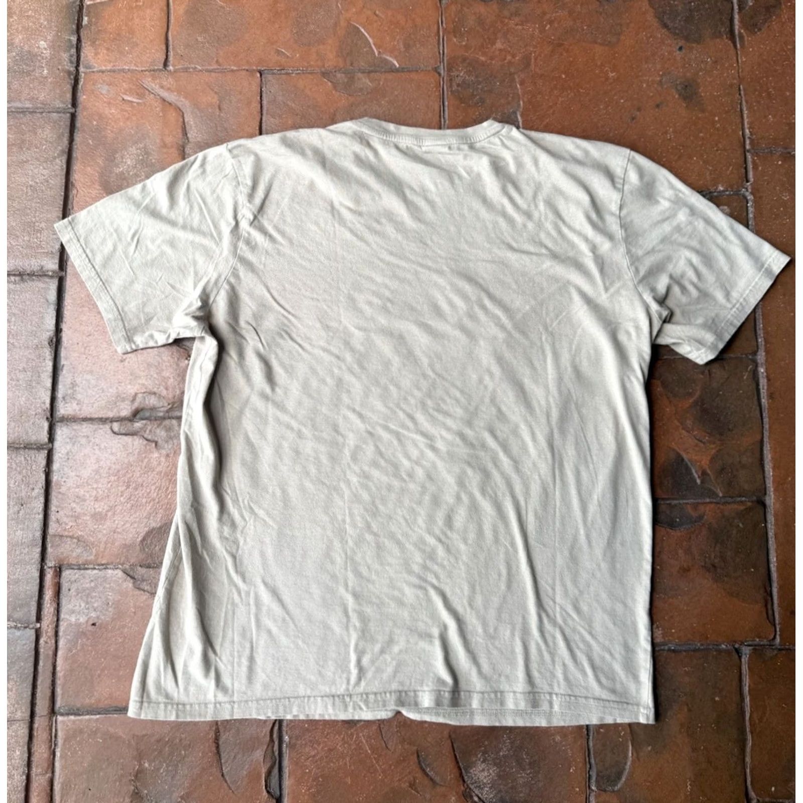 Oakley VINTAGE Oakley T-Shirt XL Beige Logo 80s 90s Skater Surf Men's Short Sleeve Crew Neck Size US XL / EU 56 / 4 - 3 Thumbnail